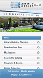 Mobile Screenshot of communitylibrary.org